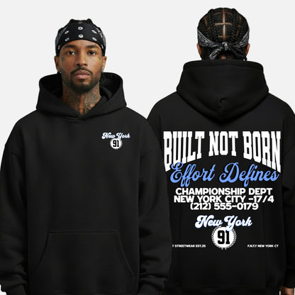 Built Not Born Oversized Hoodie