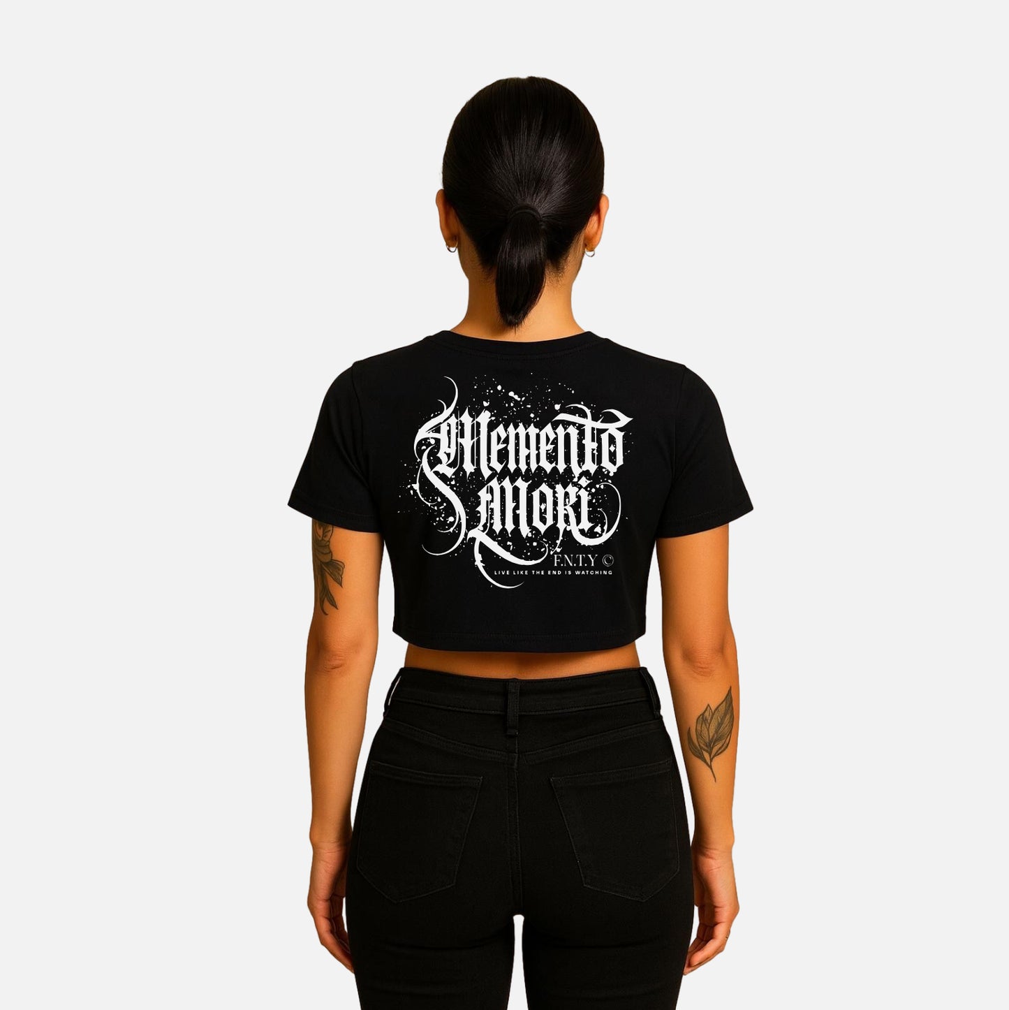 Memento Mori Cropped Tee