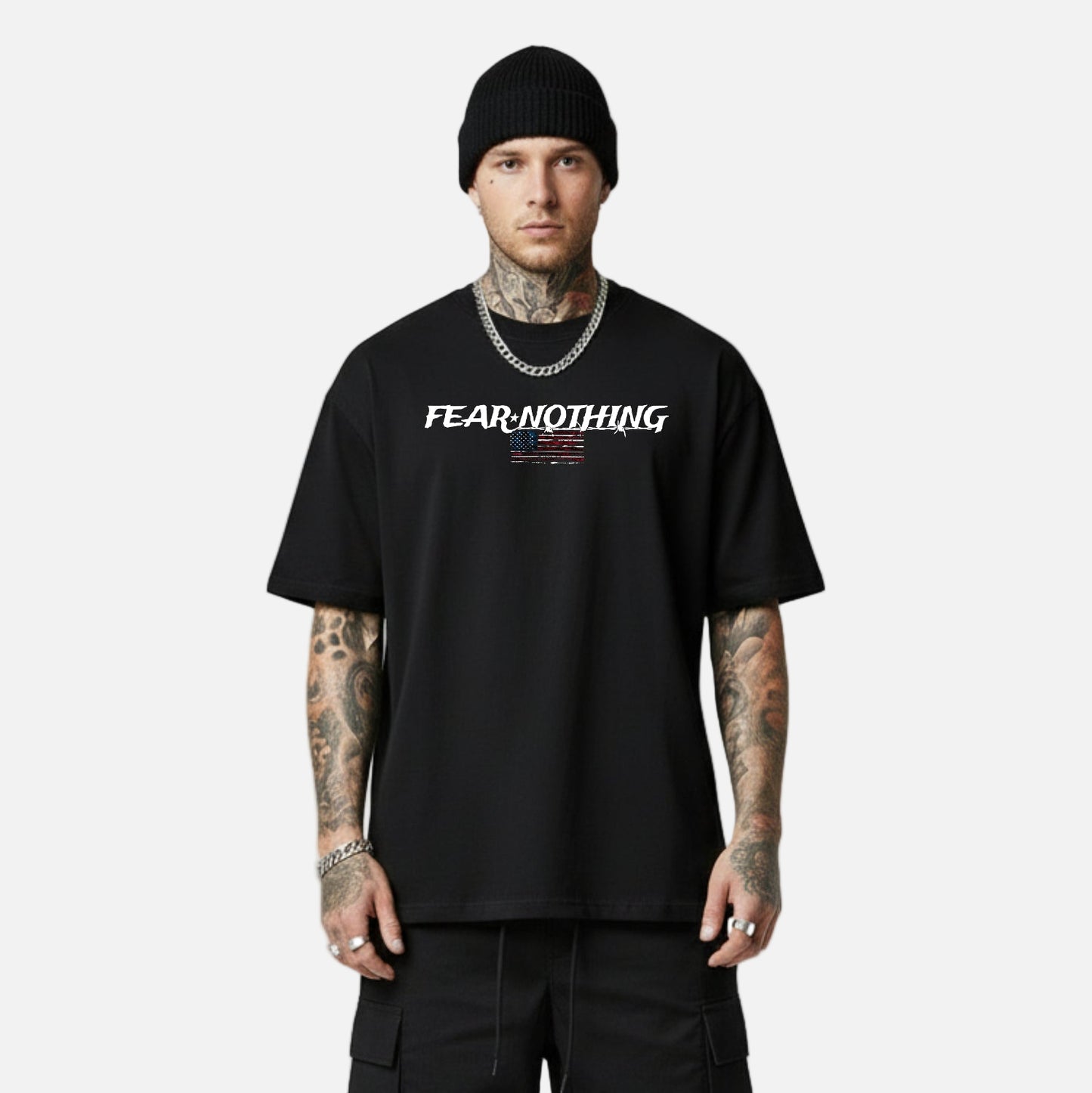 Fear Nothing Oversized Shirt