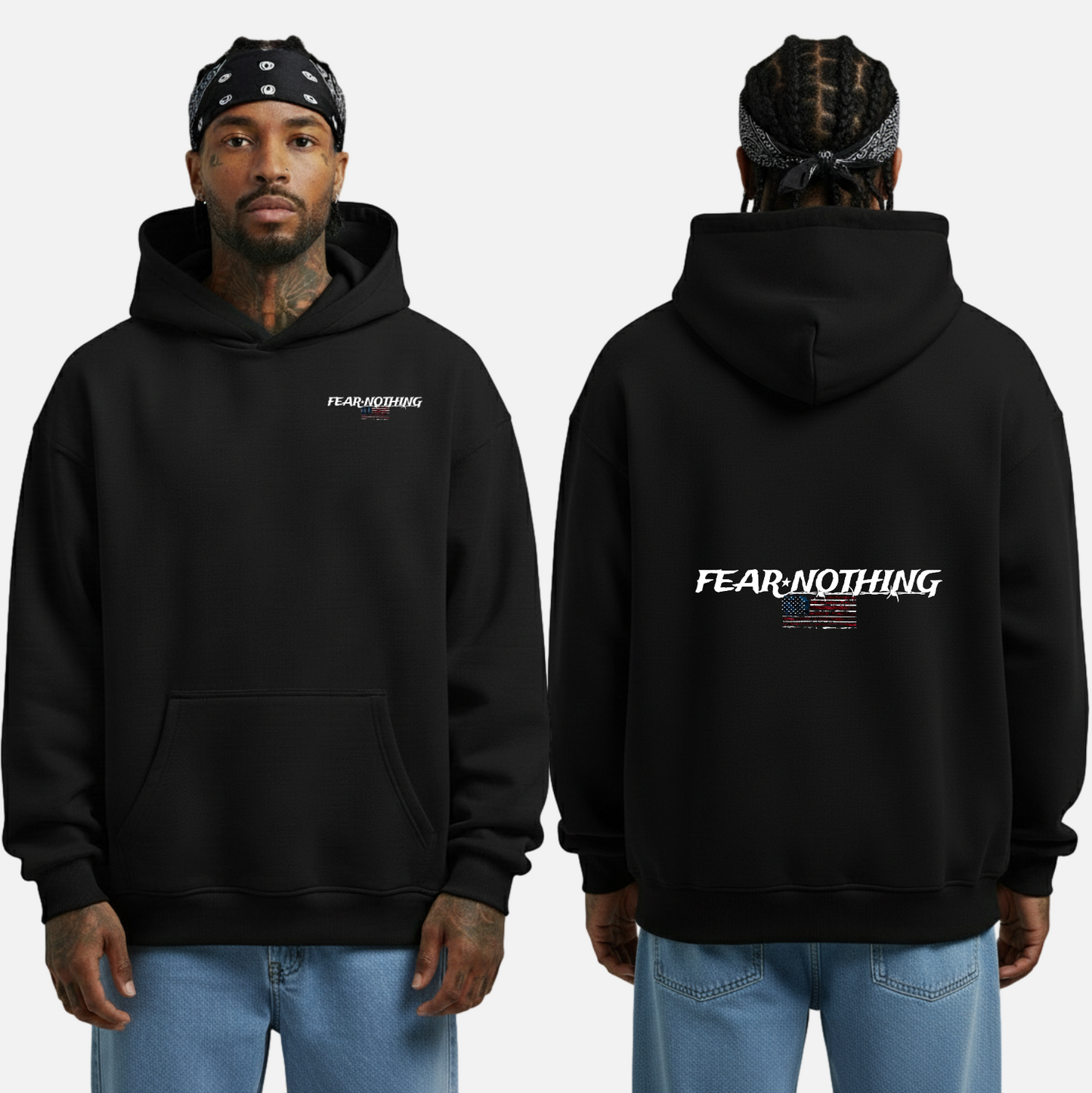 Fear Nothing Oversized Hoodie