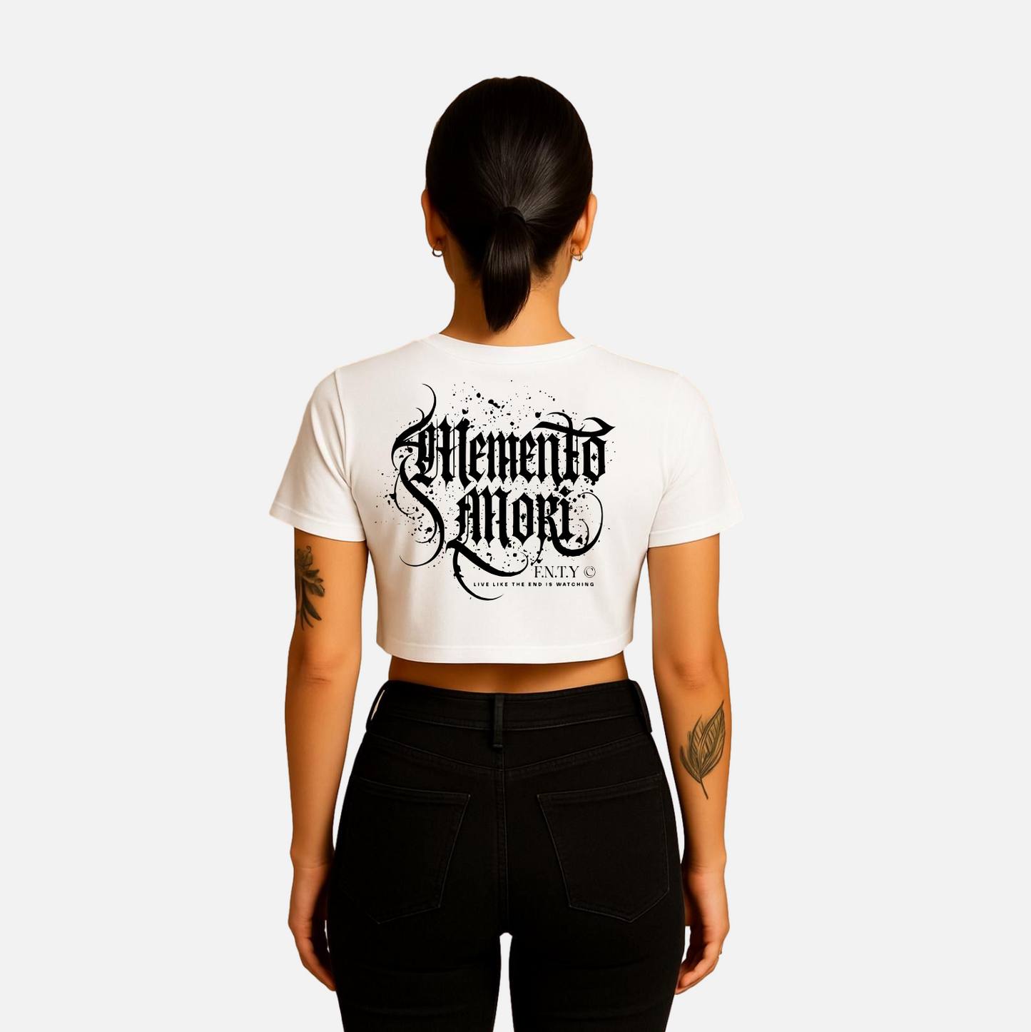 Memento Mori Cropped Tee